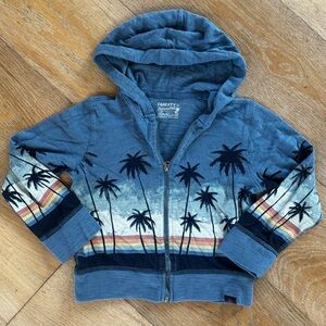 Faherty Boys Lightweight Zip Hoodie